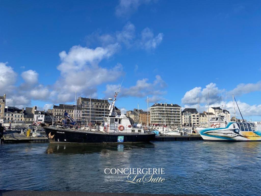 L'Escale Cherbourgeoise ภายนอก รูปภาพ
