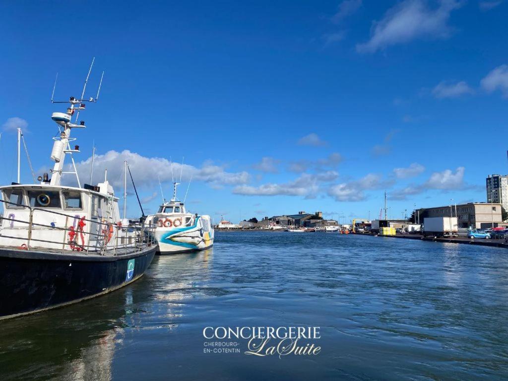 L'Escale Cherbourgeoise ภายนอก รูปภาพ
